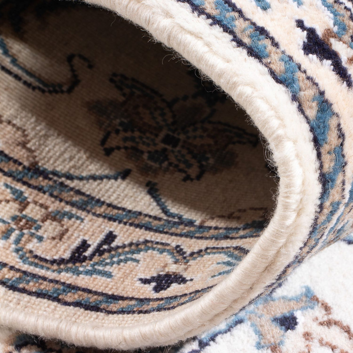 Perzisch tapijt - Nain - 143 x 69 cm - crème