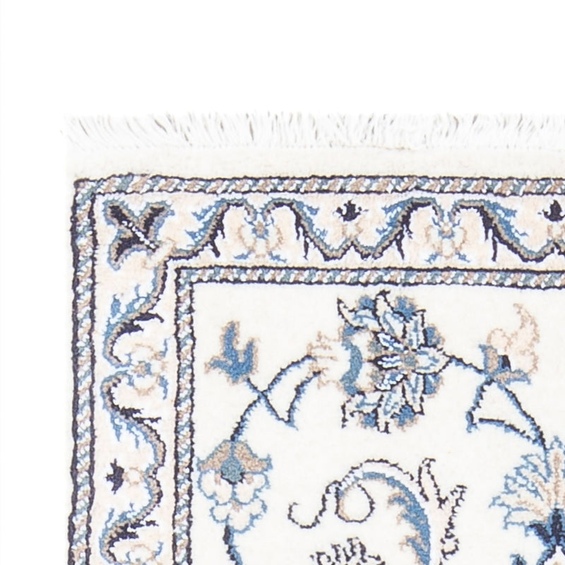 Perzisch tapijt - Nain - 146 x 67 cm - crème