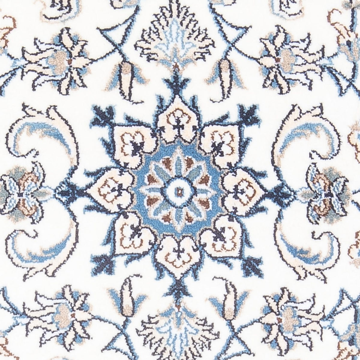 Perzisch tapijt - Nain - 137 x 68 cm - crème