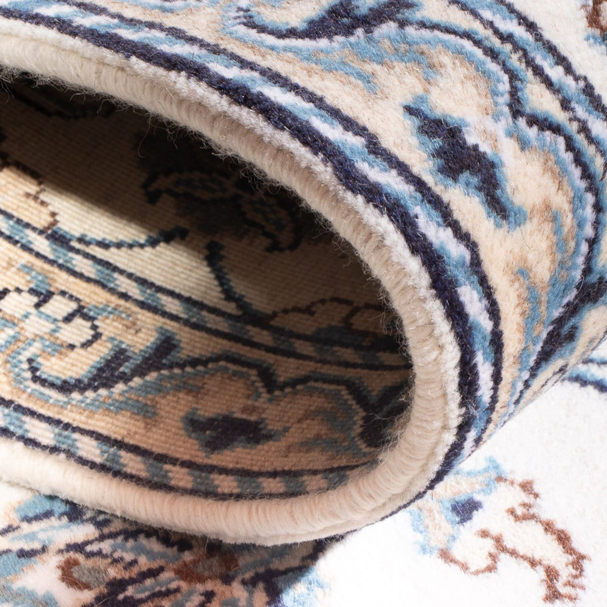 Perzisch tapijt - Nain - 137 x 68 cm - crème