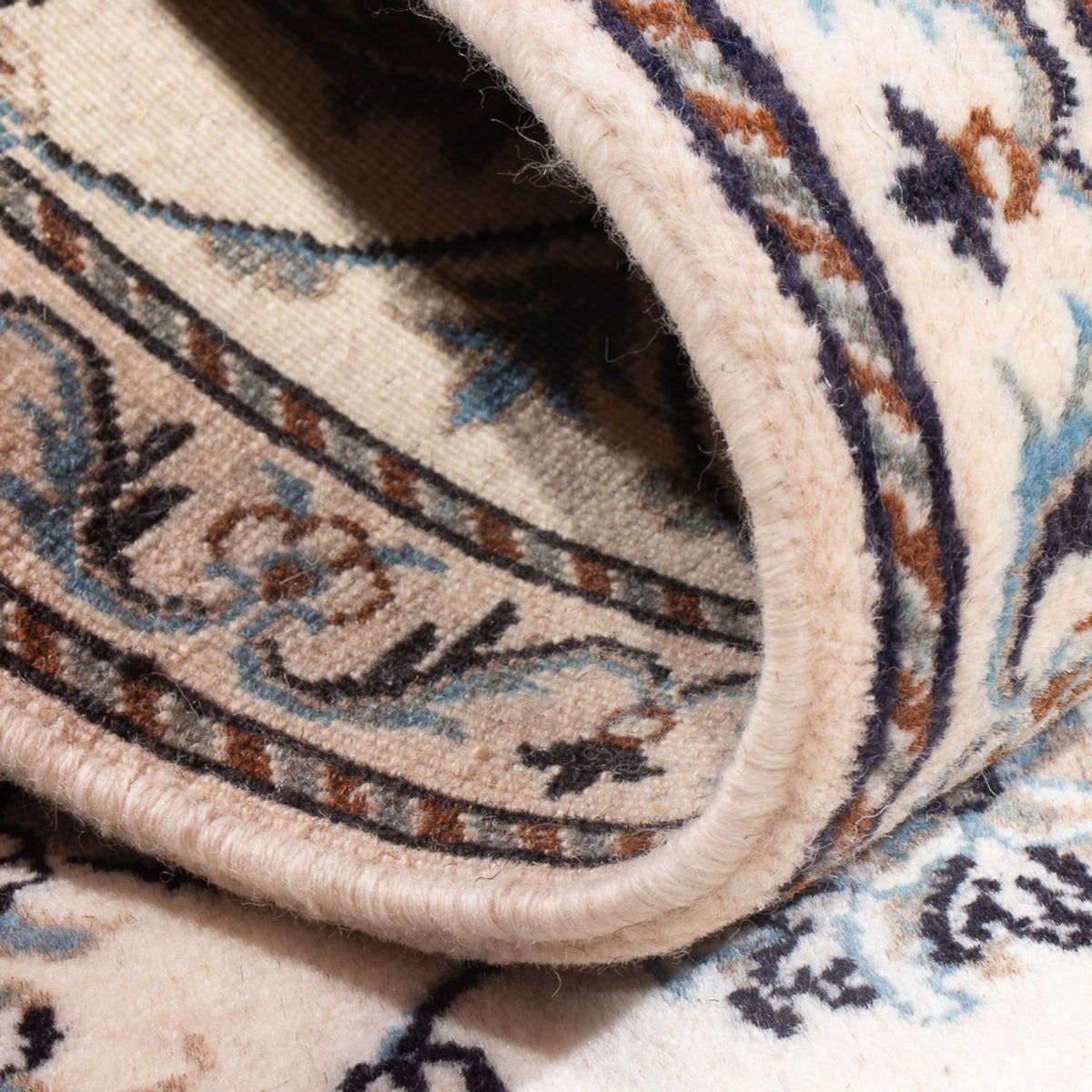 Perzisch tapijt - Nain - 140 x 86 cm - crème