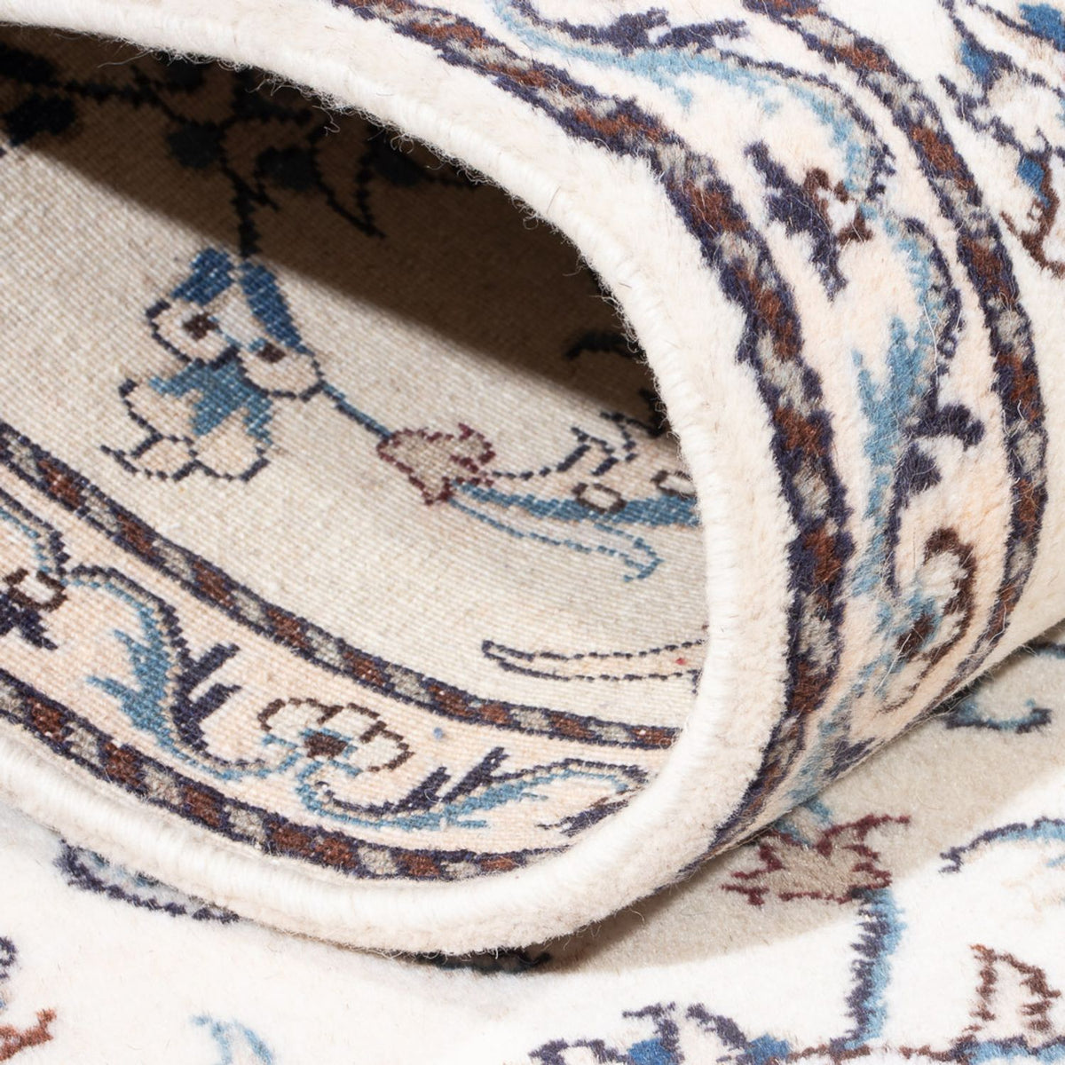 Loper Perzisch tapijt - Nain - 392 x 78 cm - crème