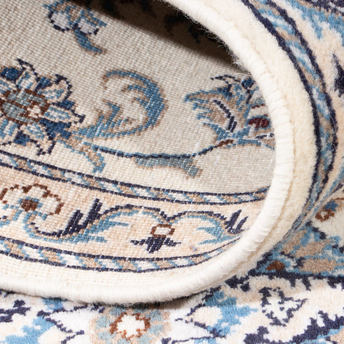 Loper Perzisch tapijt - Nain - 201 x 85 cm - crème