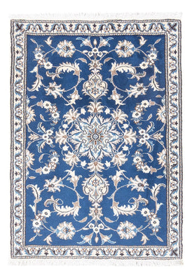 Perzisch tapijt - Nain - 135 x 89 cm - blauw