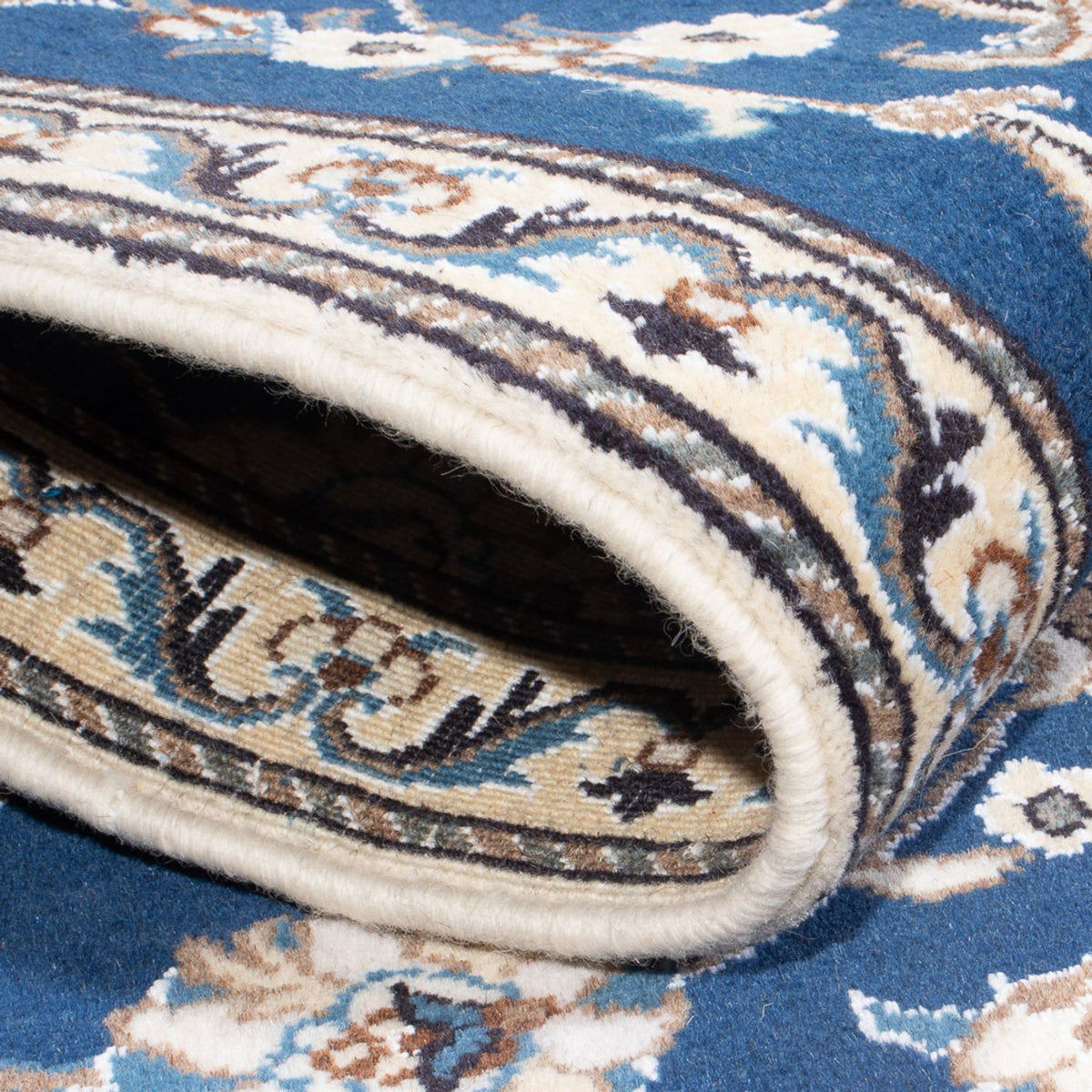 Perzisch tapijt - Nain - 135 x 89 cm - blauw