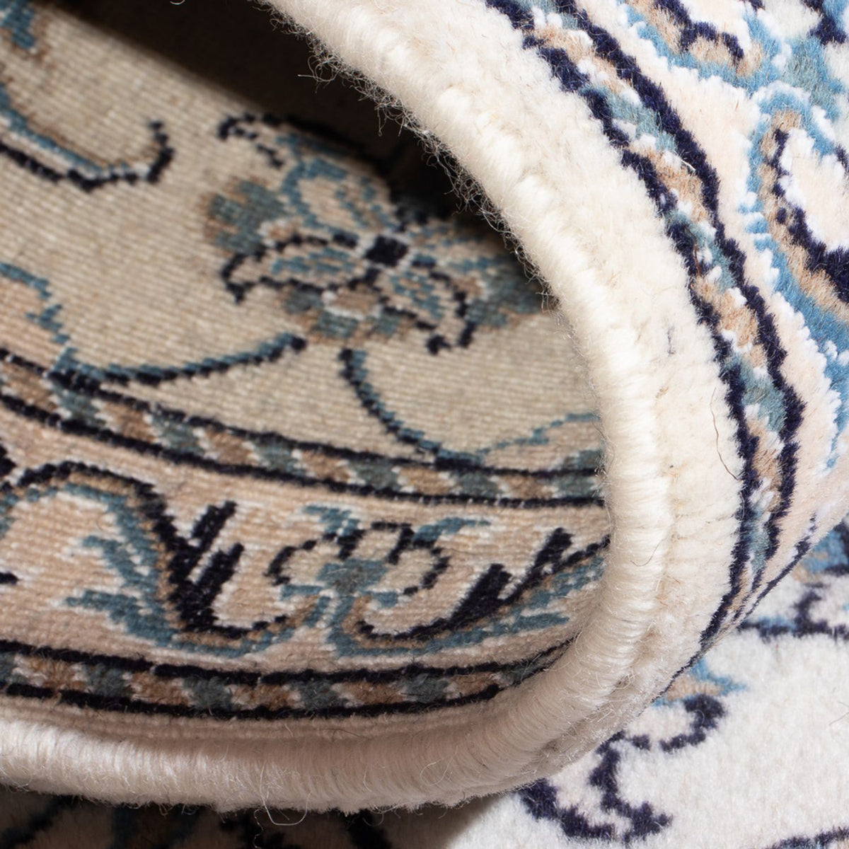 Perzisch tapijt - Nain - 140 x 68 cm - crème