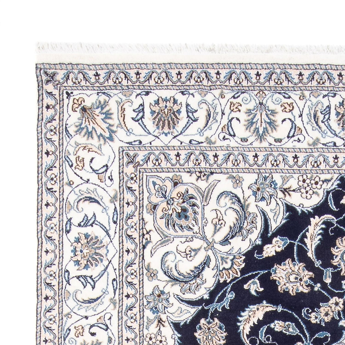 Perzisch tapijt - Nain - 301 x 197 cm - donkerblauw