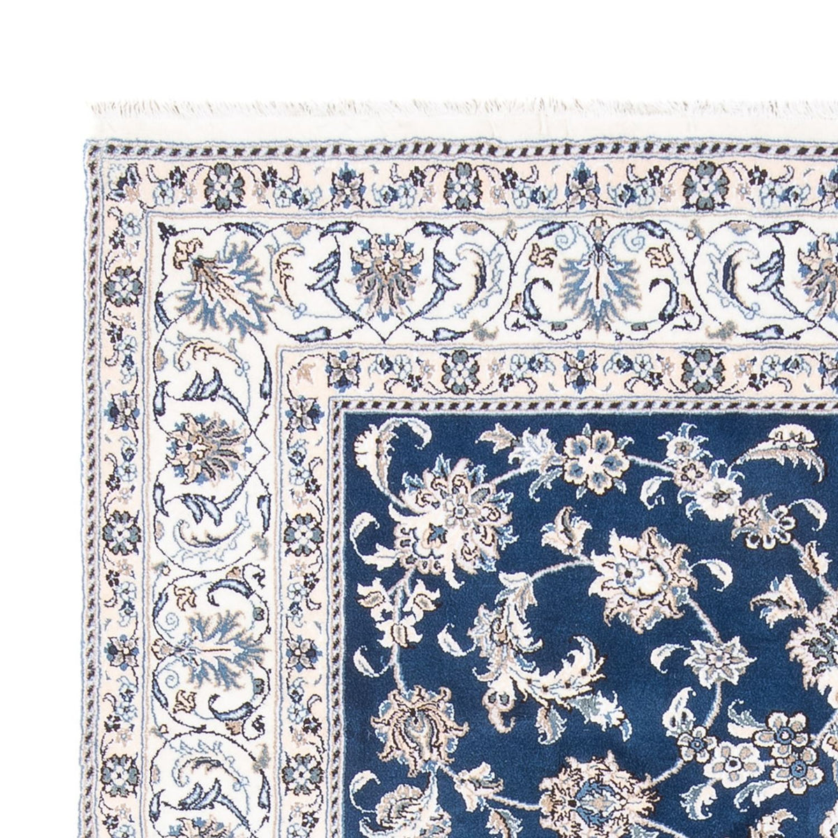 Perzisch tapijt - Nain - 293 x 194 cm - donkerblauw