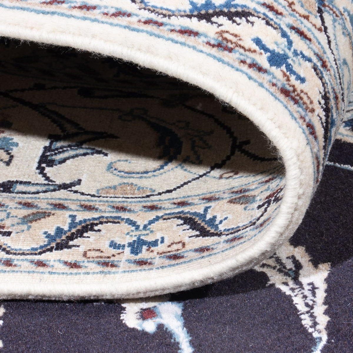 Perzisch tapijt - Nain - 297 x 198 cm - donkerblauw