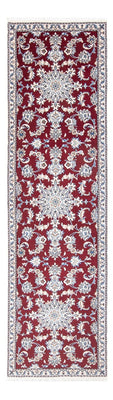 Loper Perzisch tapijt - Nain - 293 x 81 cm - rood
