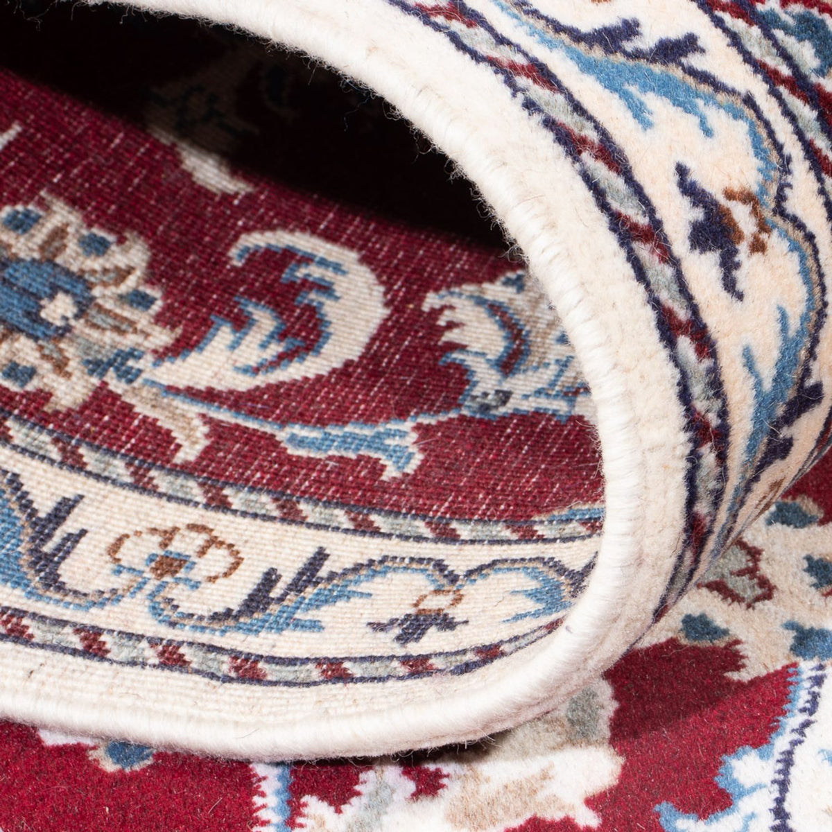 Loper Perzisch tapijt - Nain - 293 x 81 cm - rood