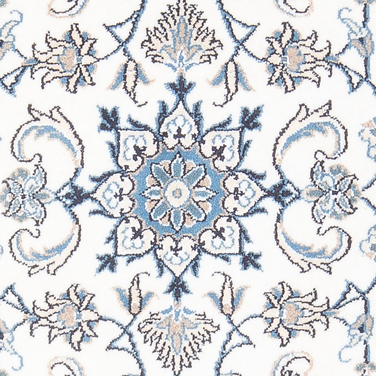 Perzisch tapijt - Nain - 138 x 68 cm - crème