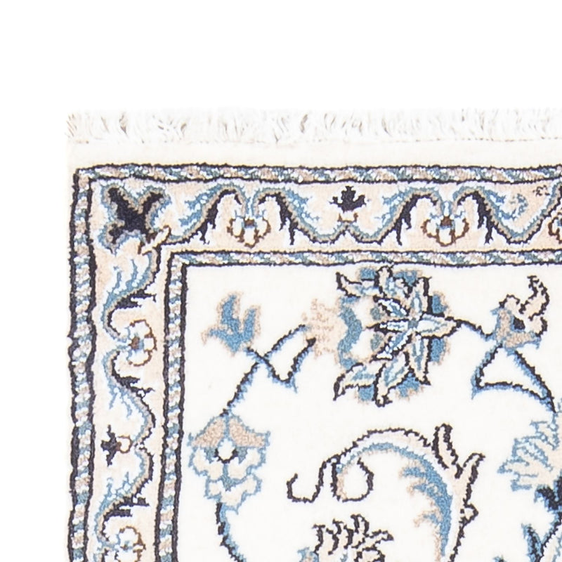 Perzisch tapijt - Nain - 138 x 68 cm - crème