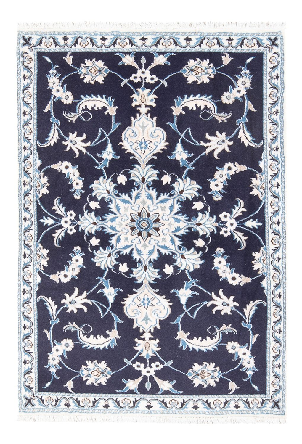 Perzisch tapijt - Nain - 135 x 92 cm - donkerblauw