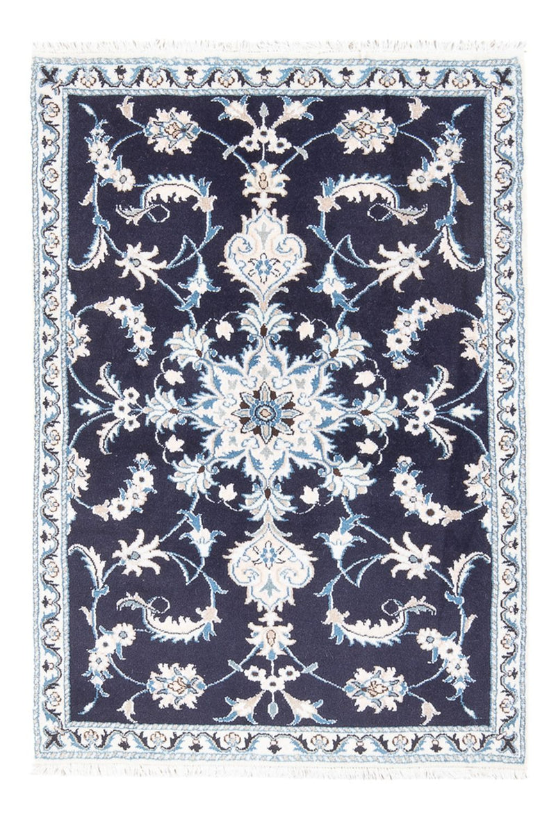 Perzisch tapijt - Nain - 135 x 92 cm - donkerblauw