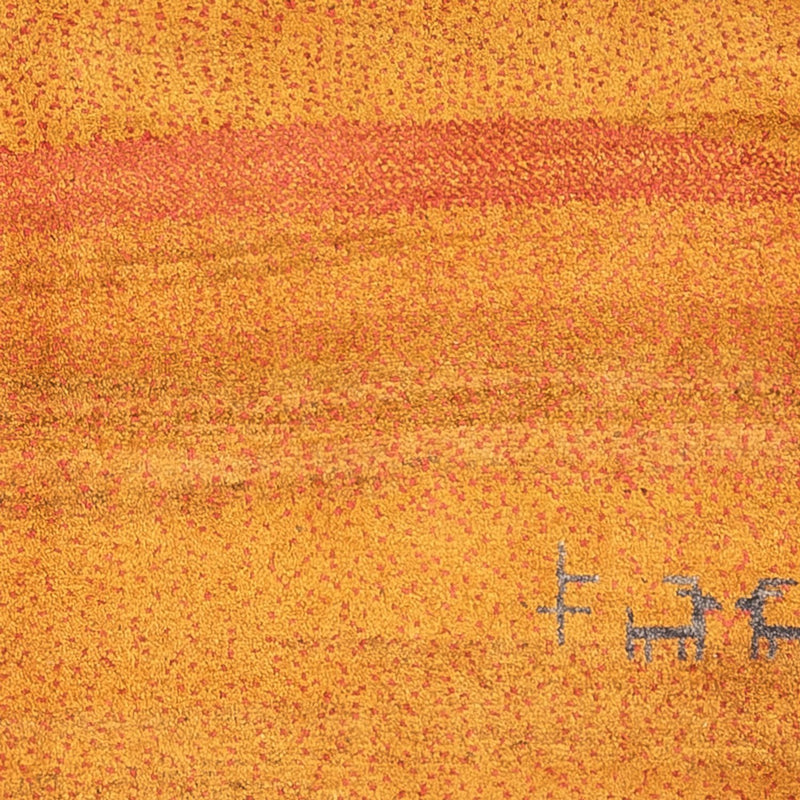 Loper Gabbeh tapijt - Perzisch - 258 x 85 cm - oranje