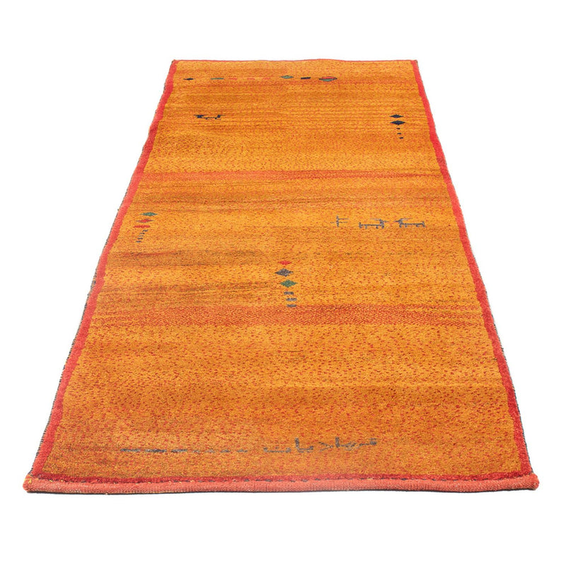 Loper Gabbeh tapijt - Perzisch - 258 x 85 cm - oranje