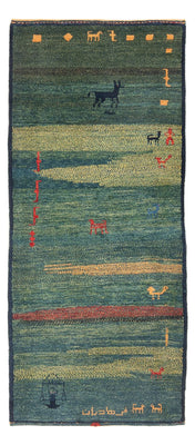 Loper Gabbeh tapijt - Perzisch - 195 x 87 cm - veelkleurig