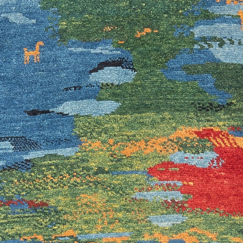 Loper Gabbeh tapijt - Perzisch - 242 x 78 cm - veelkleurig