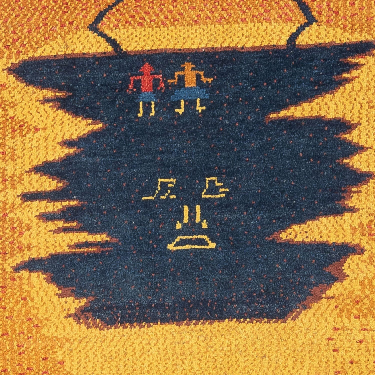 Loper Gabbeh tapijt - Perzisch - 293 x 87 cm - veelkleurig