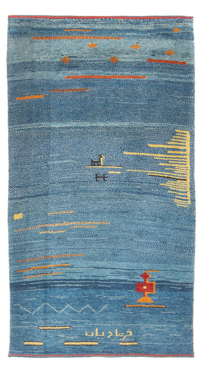 Perzische Gabbeh Tapijt 90x193cm - Perserteppich Wollteppich