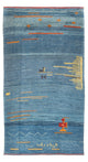 Perzische Gabbeh Tapijt 193x90cm - Perserteppich Wollteppich