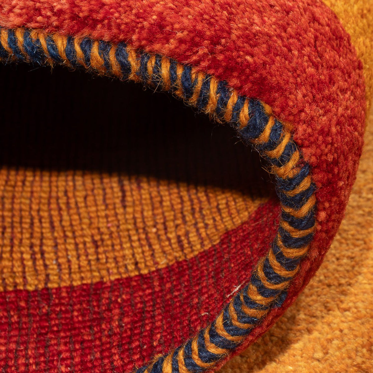 Loper Gabbeh tapijt - Perzisch - 216 x 82 cm - veelkleurig