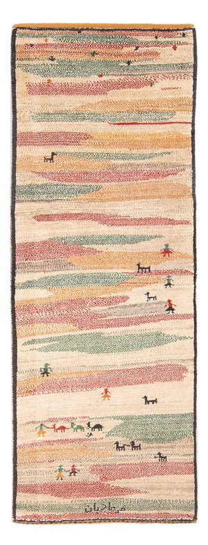 Loper Gabbeh tapijt - Perzisch - 205 x 78 cm - veelkleurig