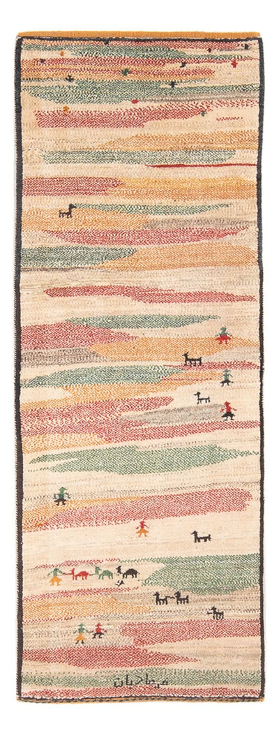 Perzische Gabbeh Tapijt 78x205cm - Perserteppich Wollteppich