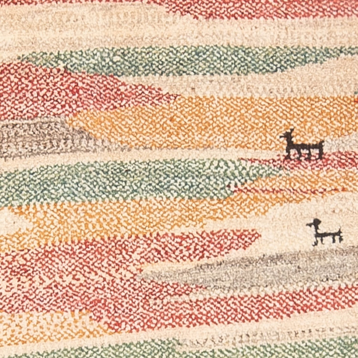 Loper Gabbeh tapijt - Perzisch - 205 x 78 cm - veelkleurig