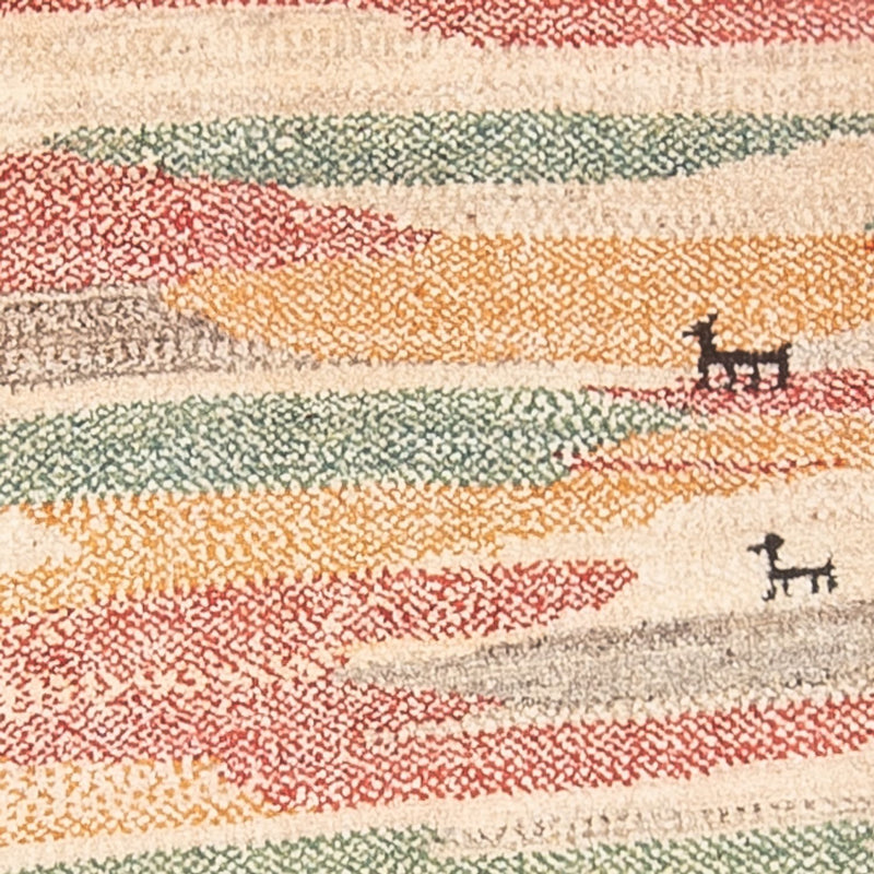 Loper Gabbeh tapijt - Perzisch - 205 x 78 cm - veelkleurig