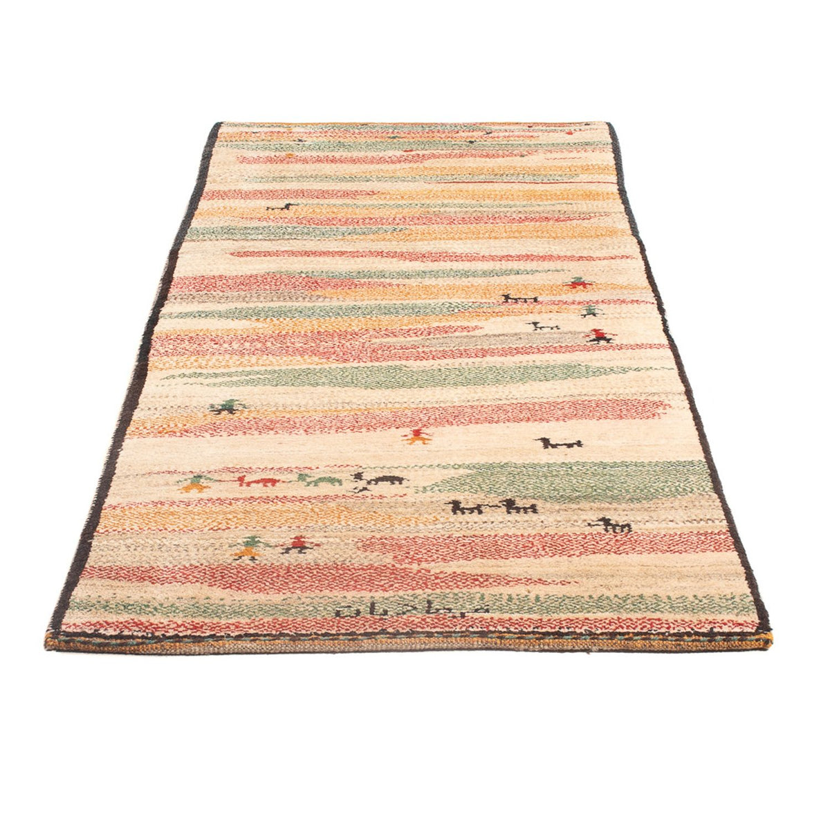 Loper Gabbeh tapijt - Perzisch - 205 x 78 cm - veelkleurig