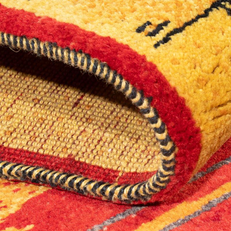 Loper Gabbeh tapijt - Perzisch - 288 x 84 cm - veelkleurig