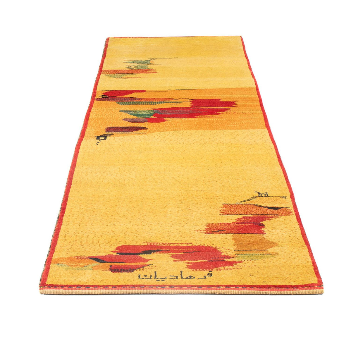 Loper Gabbeh tapijt - Perzisch - 288 x 84 cm - veelkleurig
