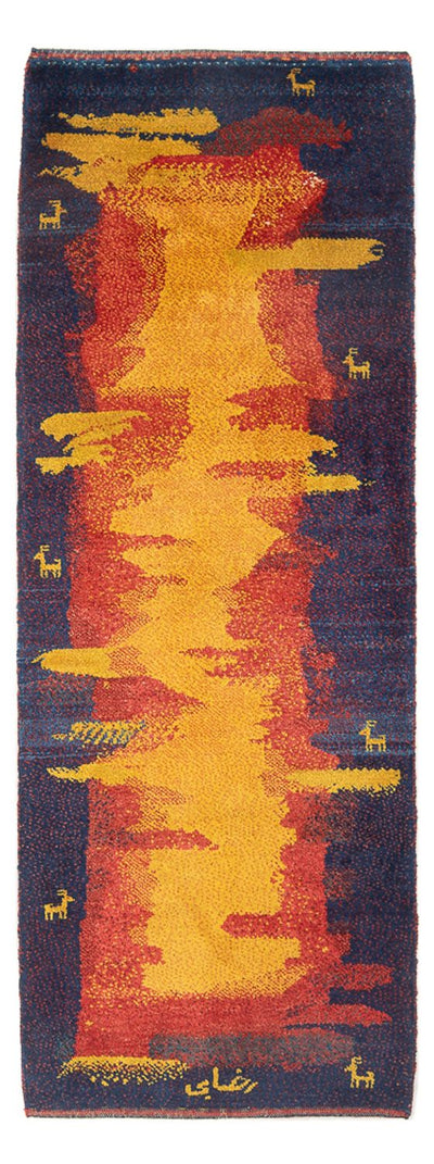 Perzische Gabbeh Tapijt 80x212cm - Perserteppich Wollteppich