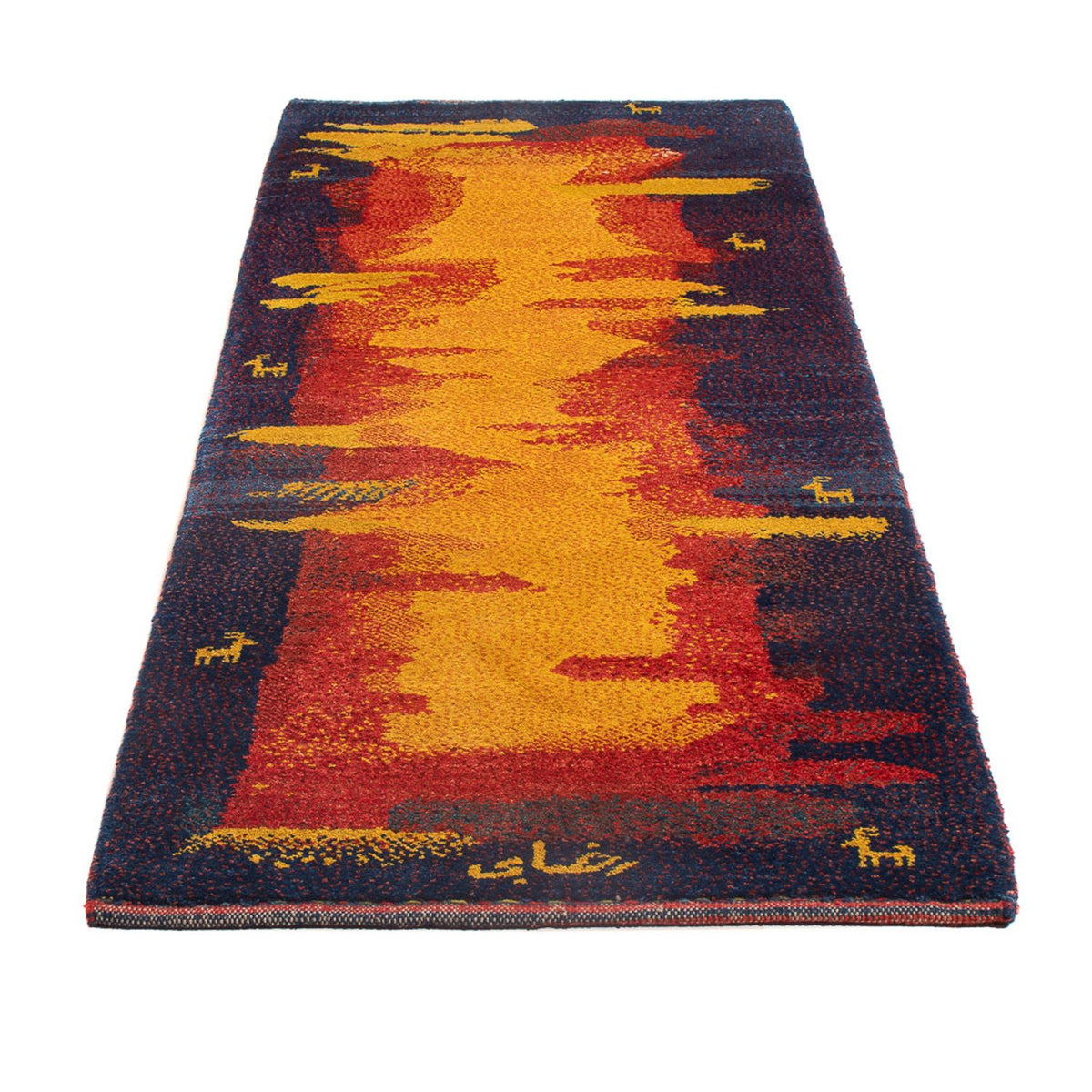 Loper Gabbeh tapijt - Perzisch - 212 x 80 cm - veelkleurig