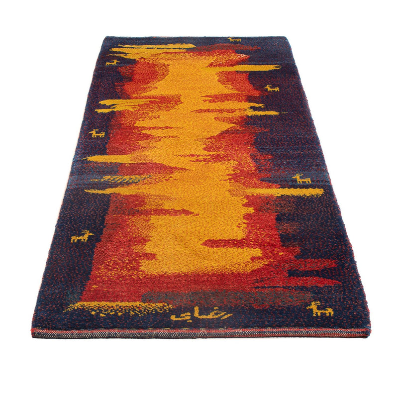 Loper Gabbeh tapijt - Perzisch - 212 x 80 cm - veelkleurig