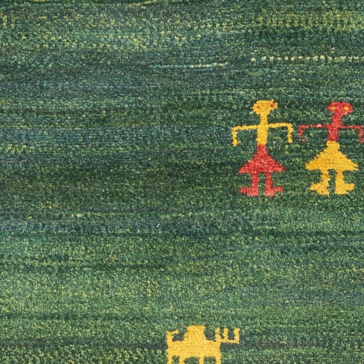 Loper Gabbeh tapijt - Perzisch - 202 x 78 cm - groen