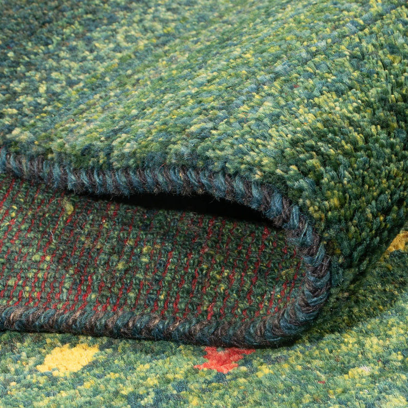 Loper Gabbeh tapijt - Perzisch - 202 x 78 cm - groen