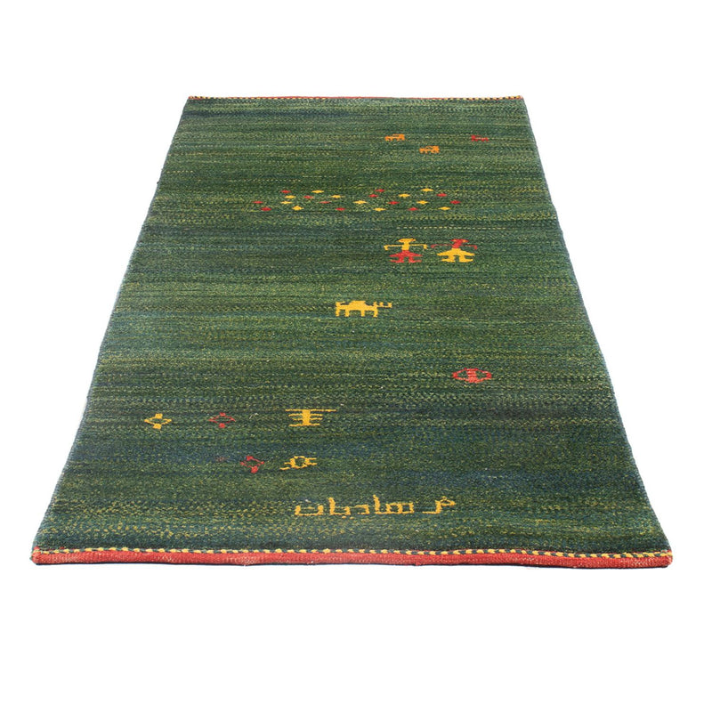 Loper Gabbeh tapijt - Perzisch - 202 x 78 cm - groen