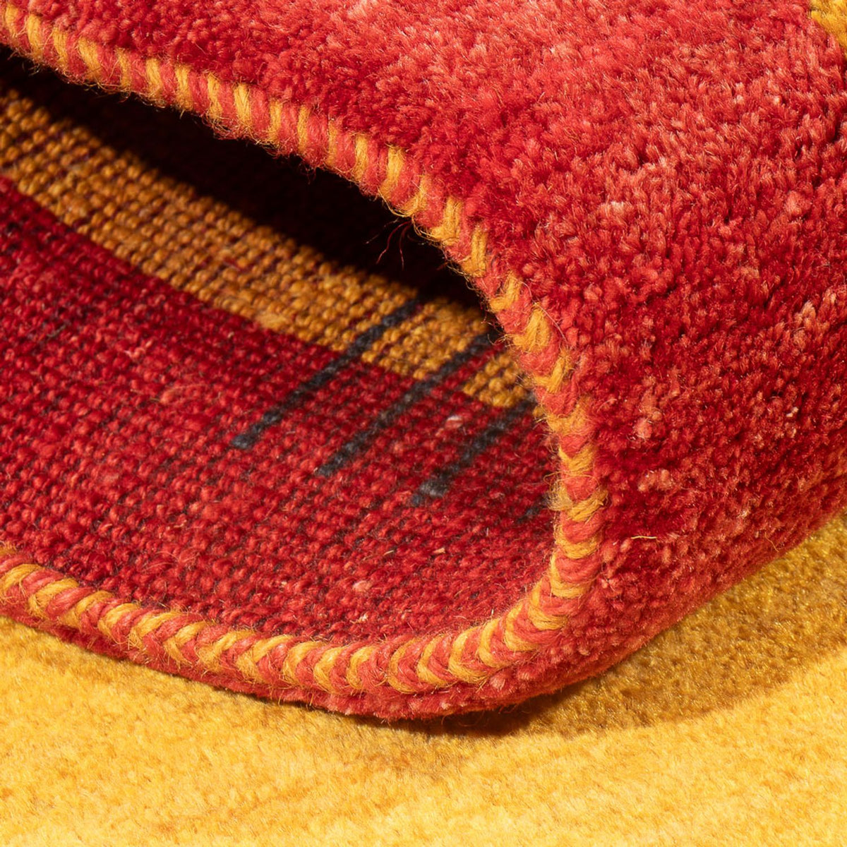 Loper Gabbeh tapijt - Perzisch - 215 x 70 cm - veelkleurig