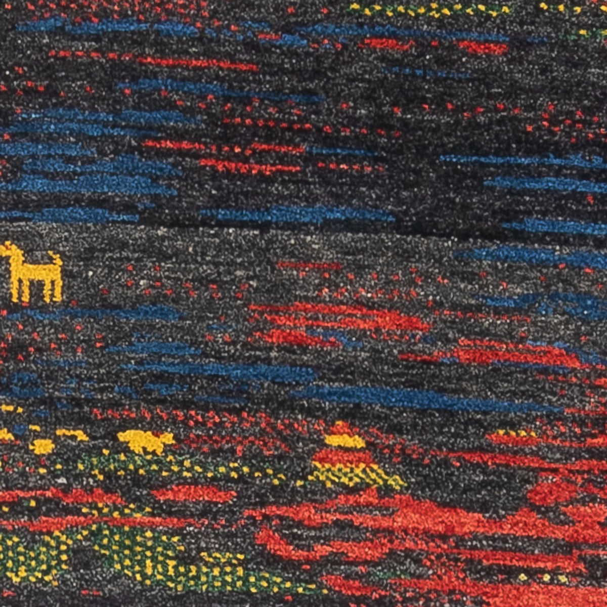 Loper Gabbeh tapijt - Perzisch - 185 x 68 cm - veelkleurig