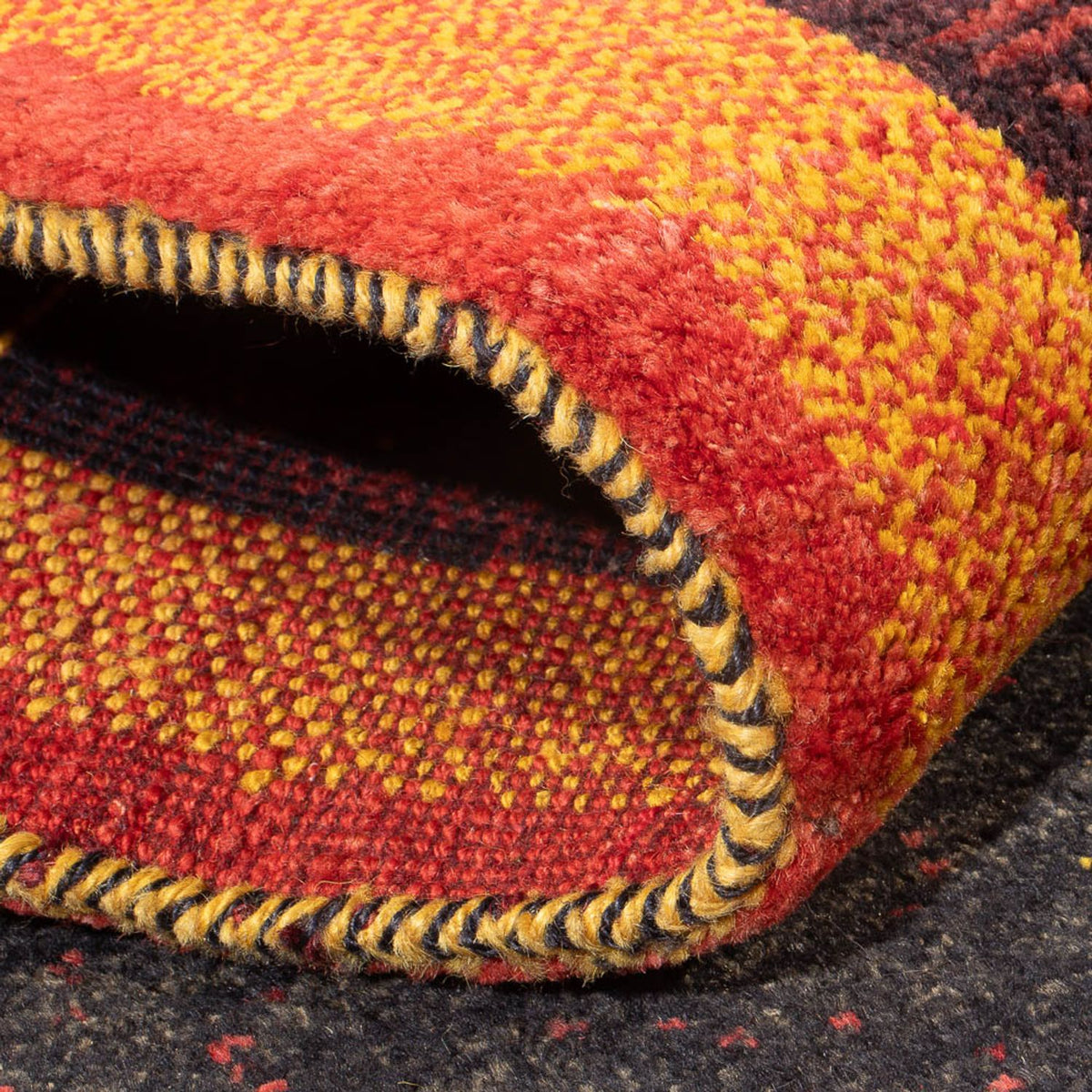 Loper Gabbeh tapijt - Perzisch - 260 x 86 cm - veelkleurig