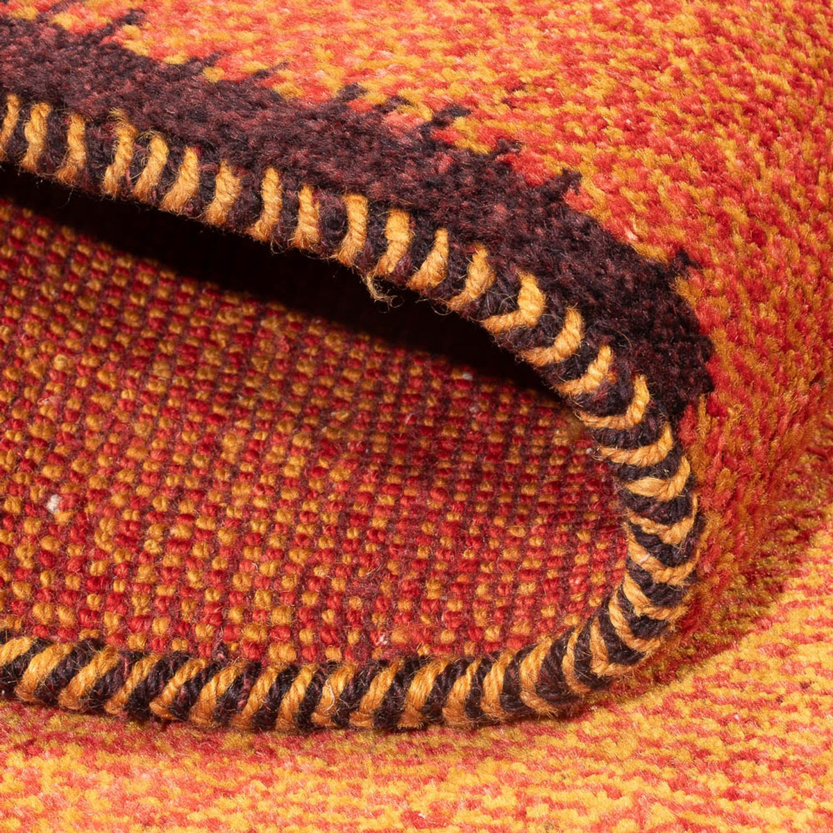 Loper Gabbeh tapijt - Perzisch - 247 x 87 cm - terracotta