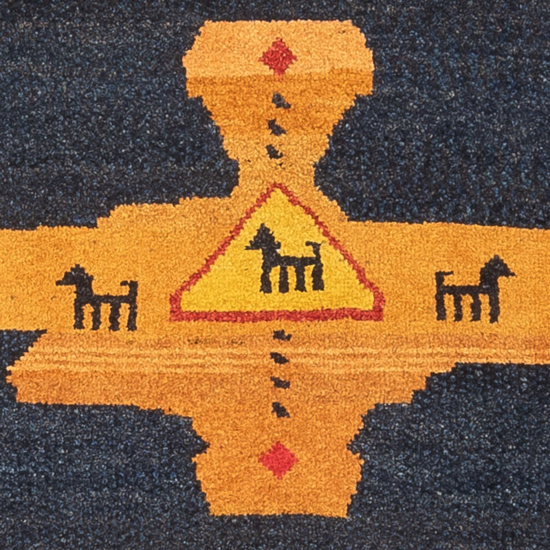 Loper Gabbeh tapijt - Perzisch - 217 x 79 cm - veelkleurig