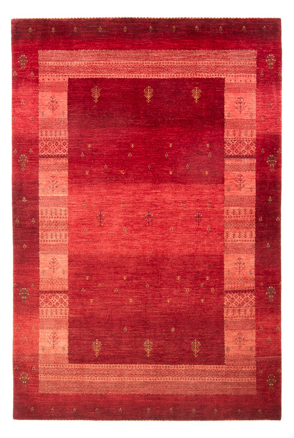 Gabbeh Tapijt - Loribaft Perzisch - 257 x 173 cm - rood