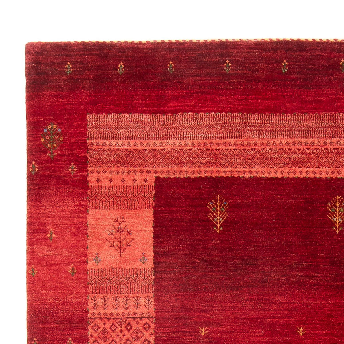 Gabbeh Tapijt - Loribaft Perzisch - 257 x 173 cm - rood