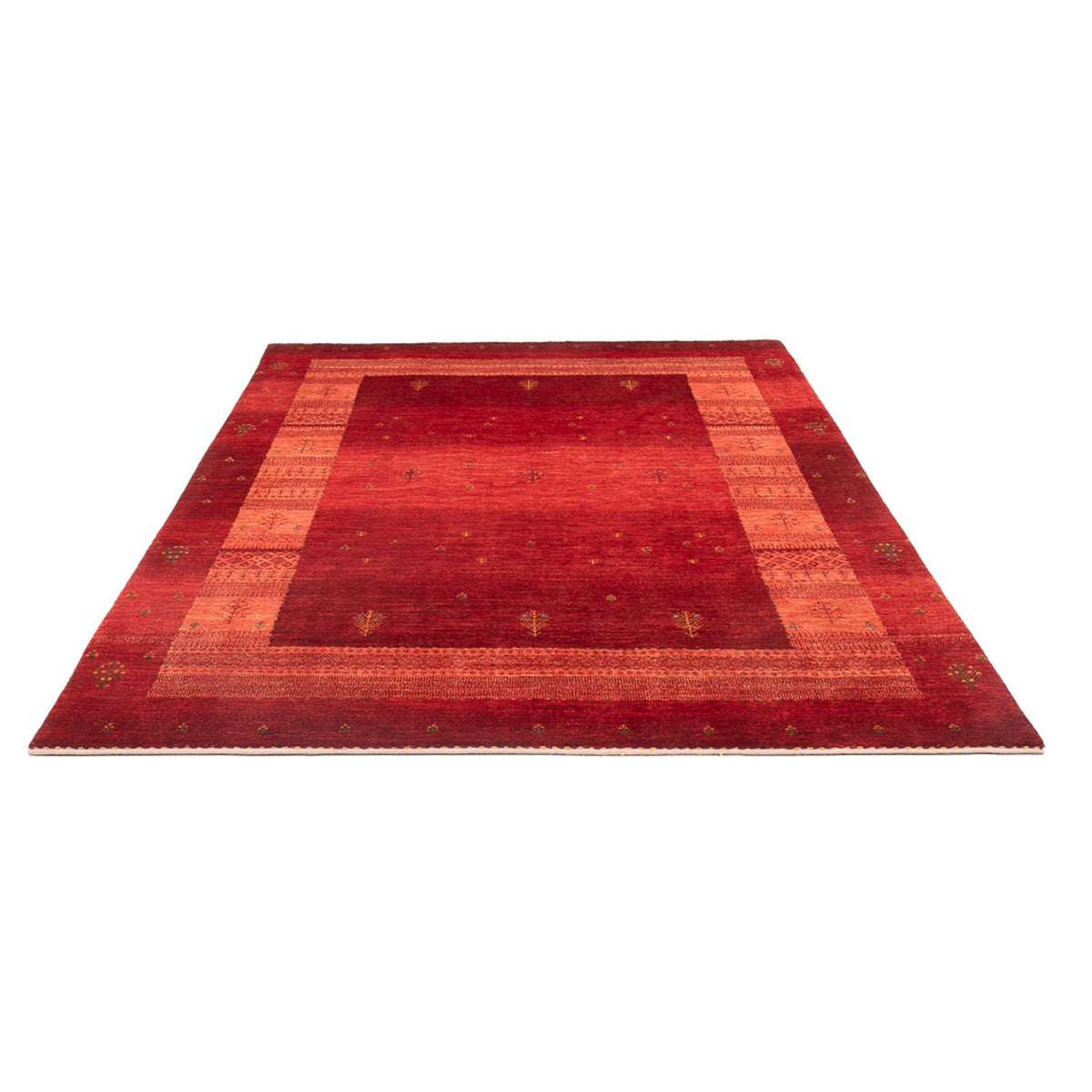 Gabbeh Tapijt - Loribaft Perzisch - 257 x 173 cm - rood