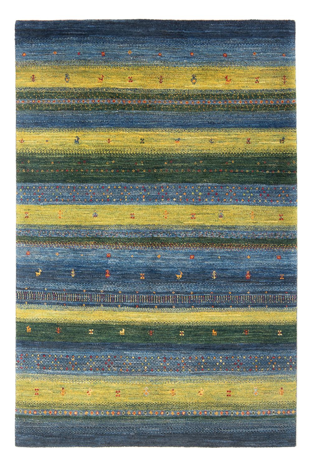 Gabbeh Tapijt - Loribaft Perzisch - 197 x 130 cm - veelkleurig
