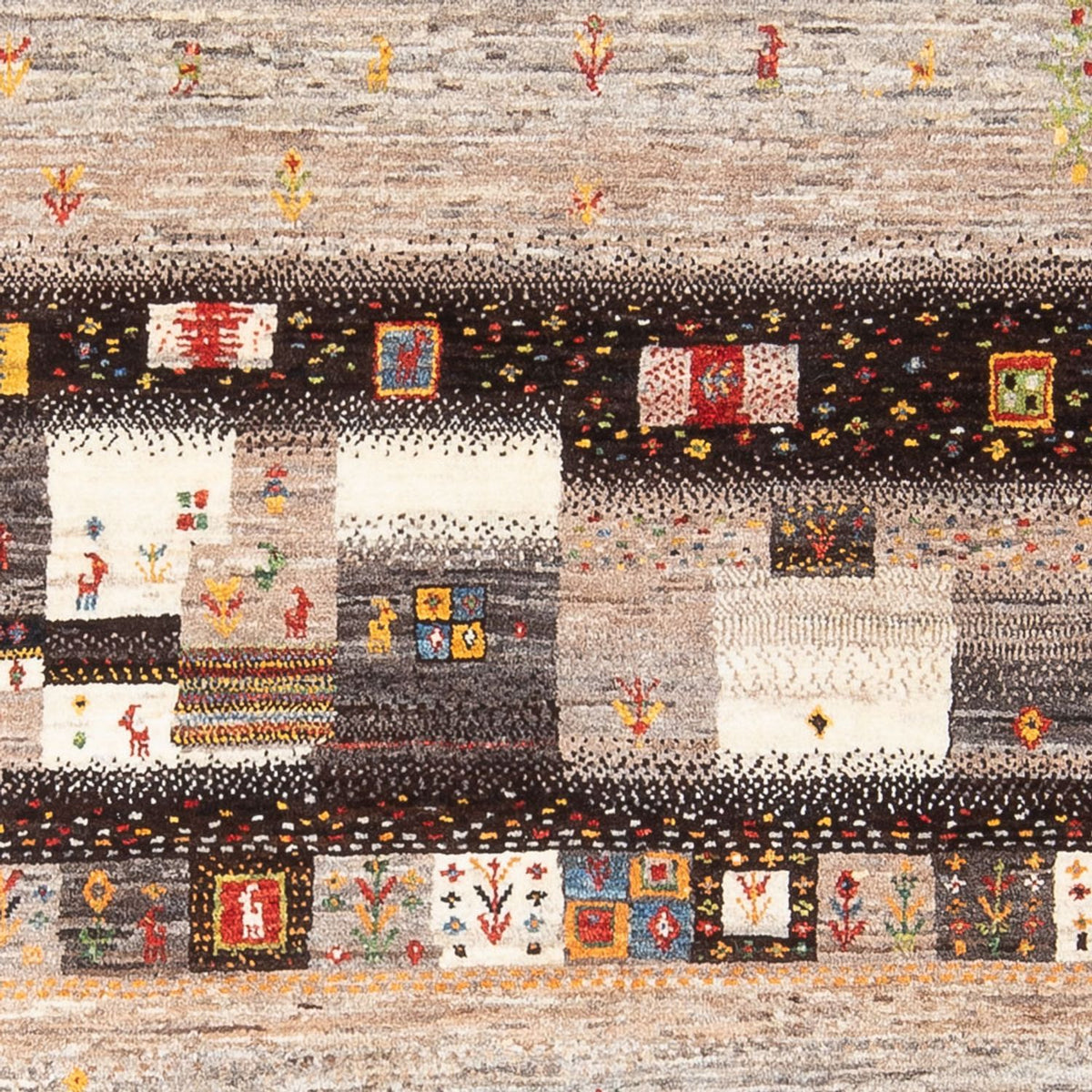 Gabbeh Tapijt - Loribaft Perzisch - 196 x 131 cm - veelkleurig